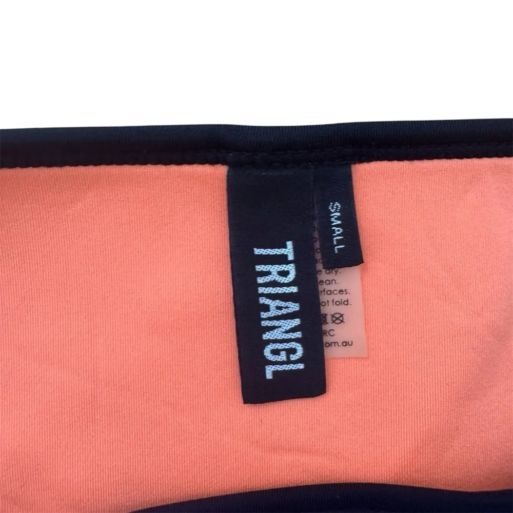 🌊 TRIANGL Neon Colorblock Scuba Bikini Bottoms | Size S - Picture 3 of 4